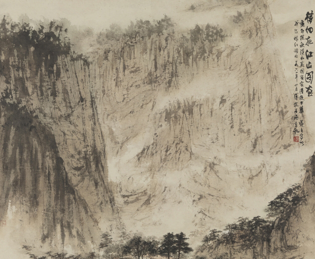 《待細(xì)把江山圖畫》100×111.5cm，1961年